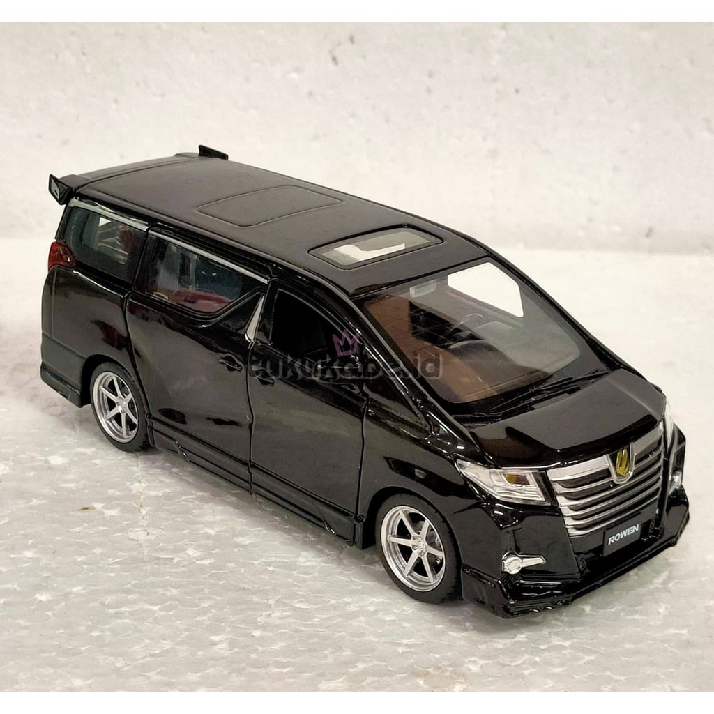 JK Diecast All new toyota Alphard modif Rowen Japan. Skala 1:32