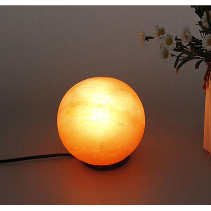 Himalayan Salt Lamp Lampu Kristal Garam Himalaya Round Ball Shape