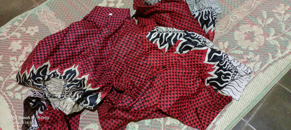 Batik Couple Keluarga Sania Ruffle Couple Batik Ori Ndoro Jowi Dnt Motif Batik Couple Motif Mowo