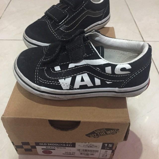 Preloved Vans old skool kids second original