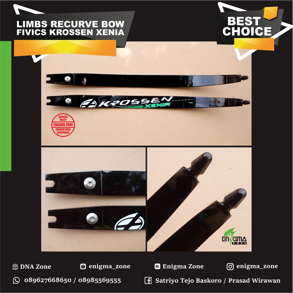 KROSSEN XENIA LIMBS RECURVE BOW - BUSUR RECURVE ILF FIVICS - ENIGMAZONE