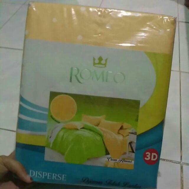 Ww Sprei Polkadot Romeo Cream Almond 180x200 King Size No 1