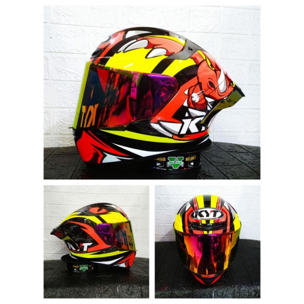 KYT TT-COURSE Rhino | Motif terbaru paket ganteng