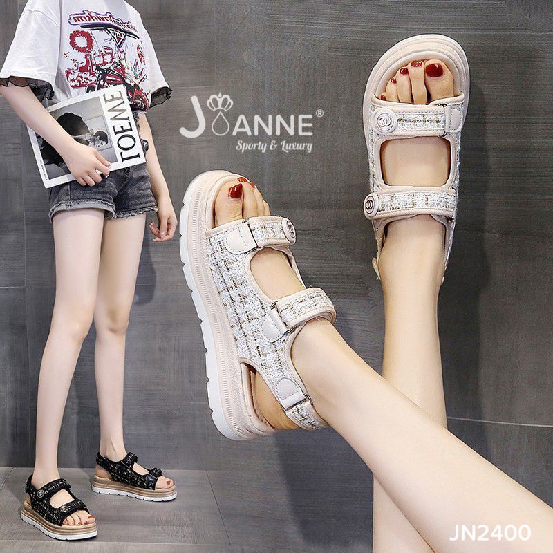 JOANNE Wedges Sandal Gunung #JN2400 ORIGINAL