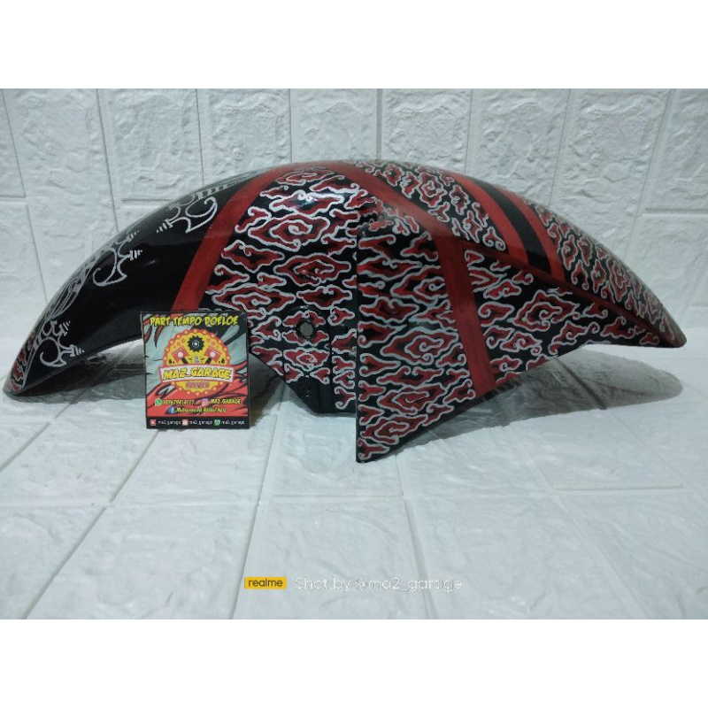 Slebor Depan Kawasaki NinjaR NinjaRR Model Vixtor Original Copotan Motor