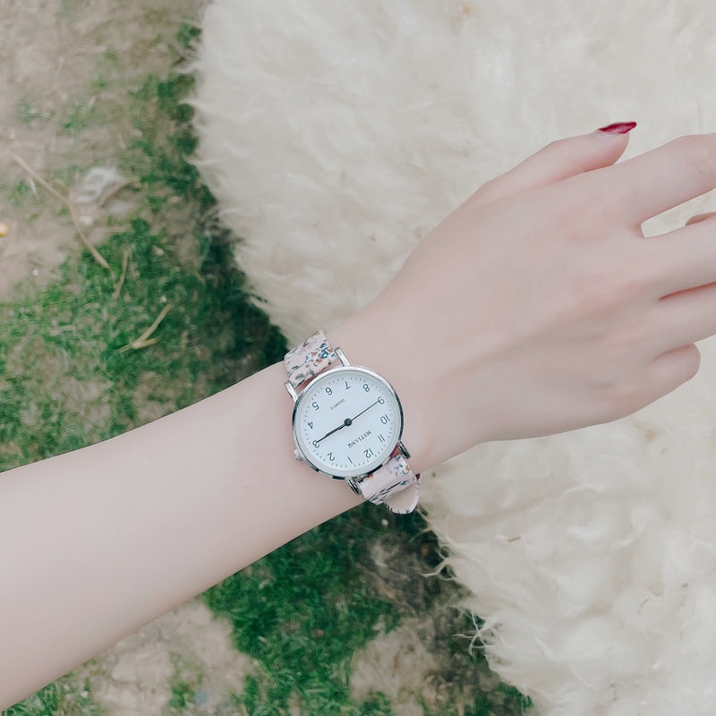 Watchyou Jam Tangan Wanita Korea A0169 Retro Ins Design Simple British Style New Student Quartz Watches