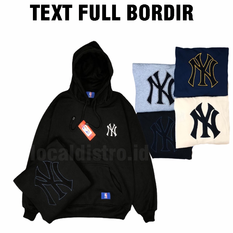 HOODIE NYC BORDIR NEW YORK CITY PREMIUM / JAKET NYC BORDIR