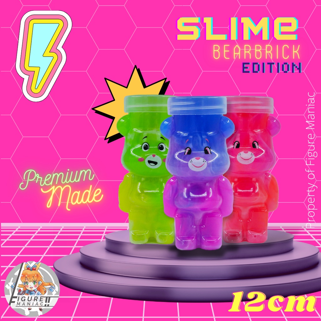 Figure Maniac - Slime Bear Brick Edition Tabung Edition 12 cm Import Premium