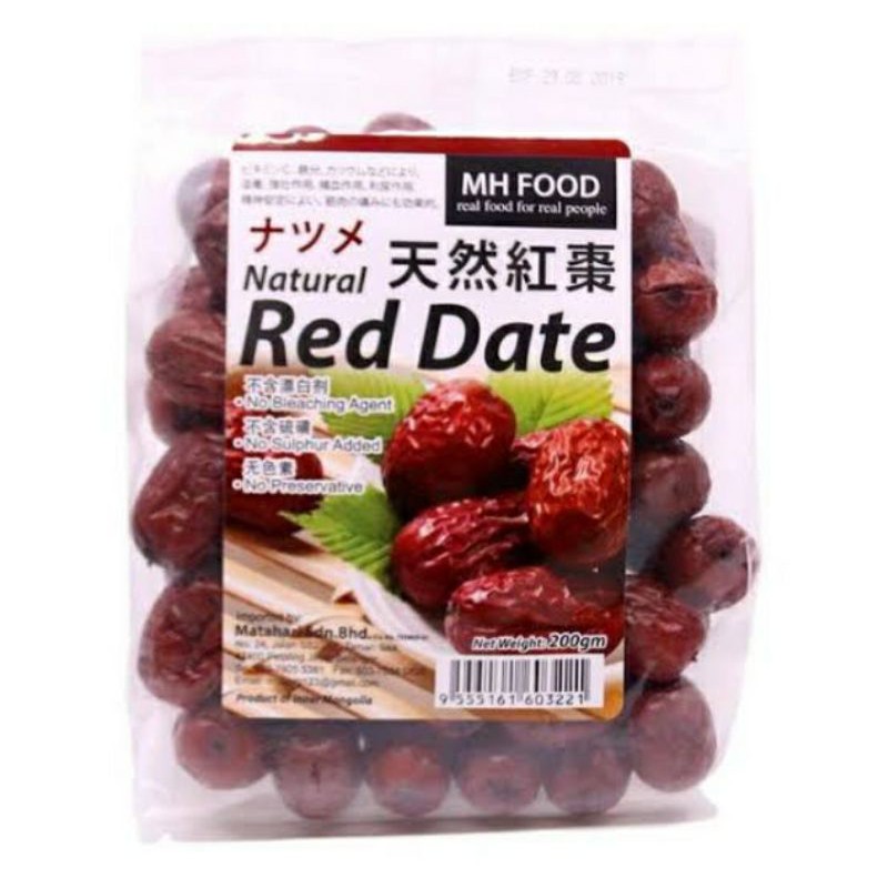 

Mh food Natural Red Date 200g