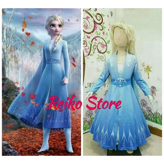 Kostum Frozen 2 Elsa  II Dua Dress Baju  Anak  Putri  Princess 