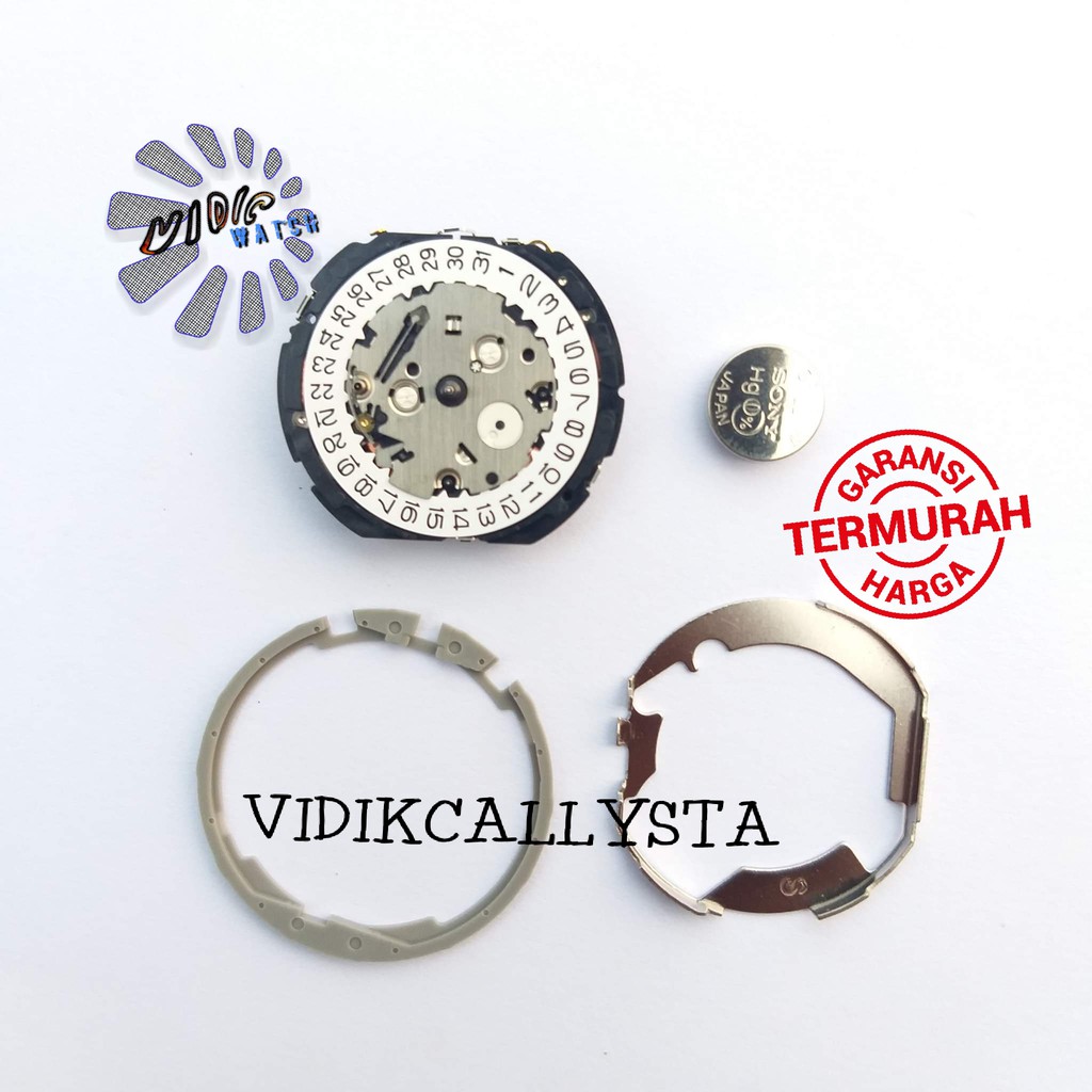 Mesin jam tangan Hattori YM82a YM-82a YM 82a 82 A Original