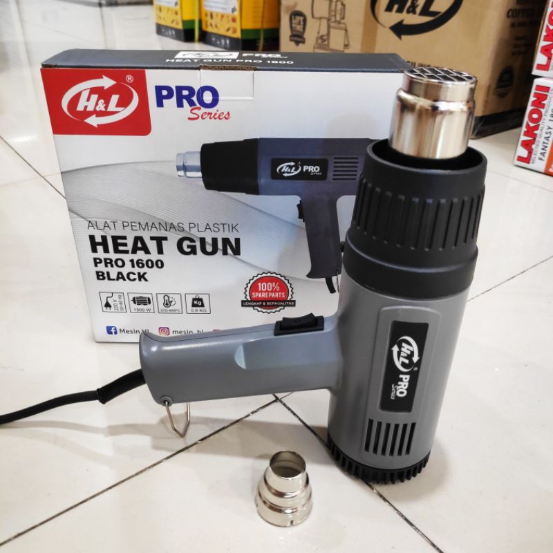 HOT GUN H&amp;L PRO BLACK SERIES HEAT GUN HL HEAVY DUTY