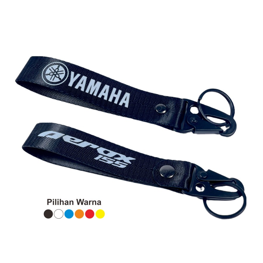 Gantungan Kunci Motor Yamaha AEROX 155 - Keychain Carabiner webbing