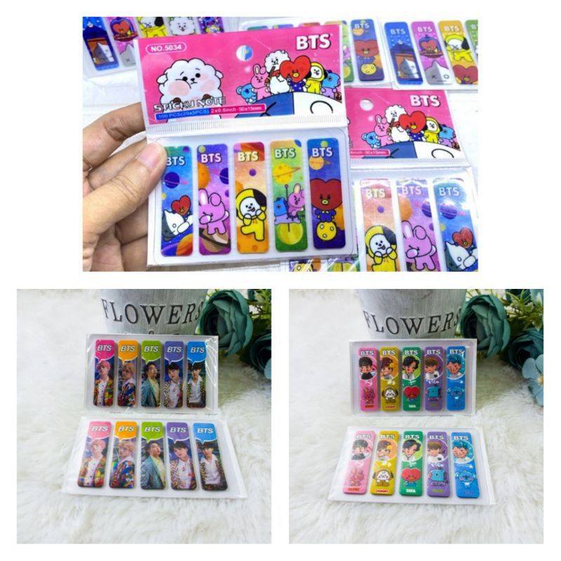 

0PEMBATAS BUKU isi100pcs BOOKMARK PENANDA HALAMAN STIKER BUKU