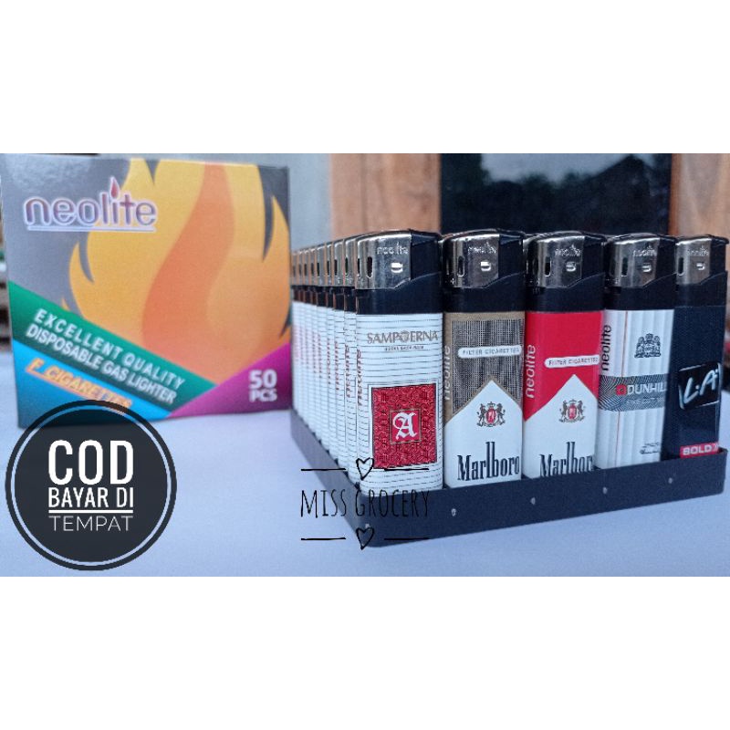 (50pcs)Korek Api Gas Pemantik Magnet Motif Gambar Murah Grosir