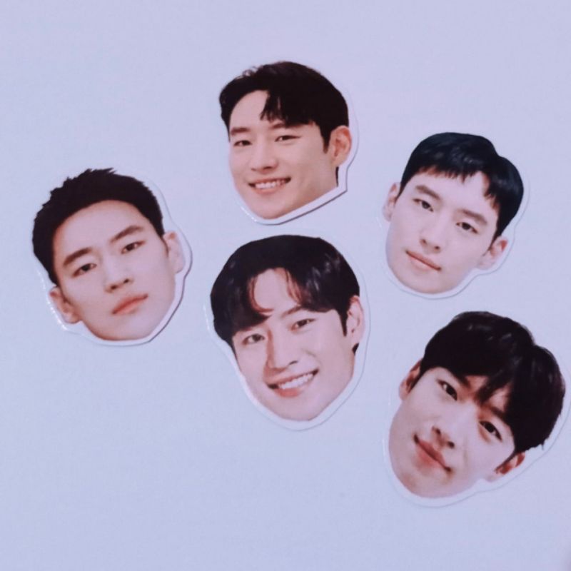 

Sticker Set Lee Je Hoon Stiker Kdrama Actor Head Sticker
