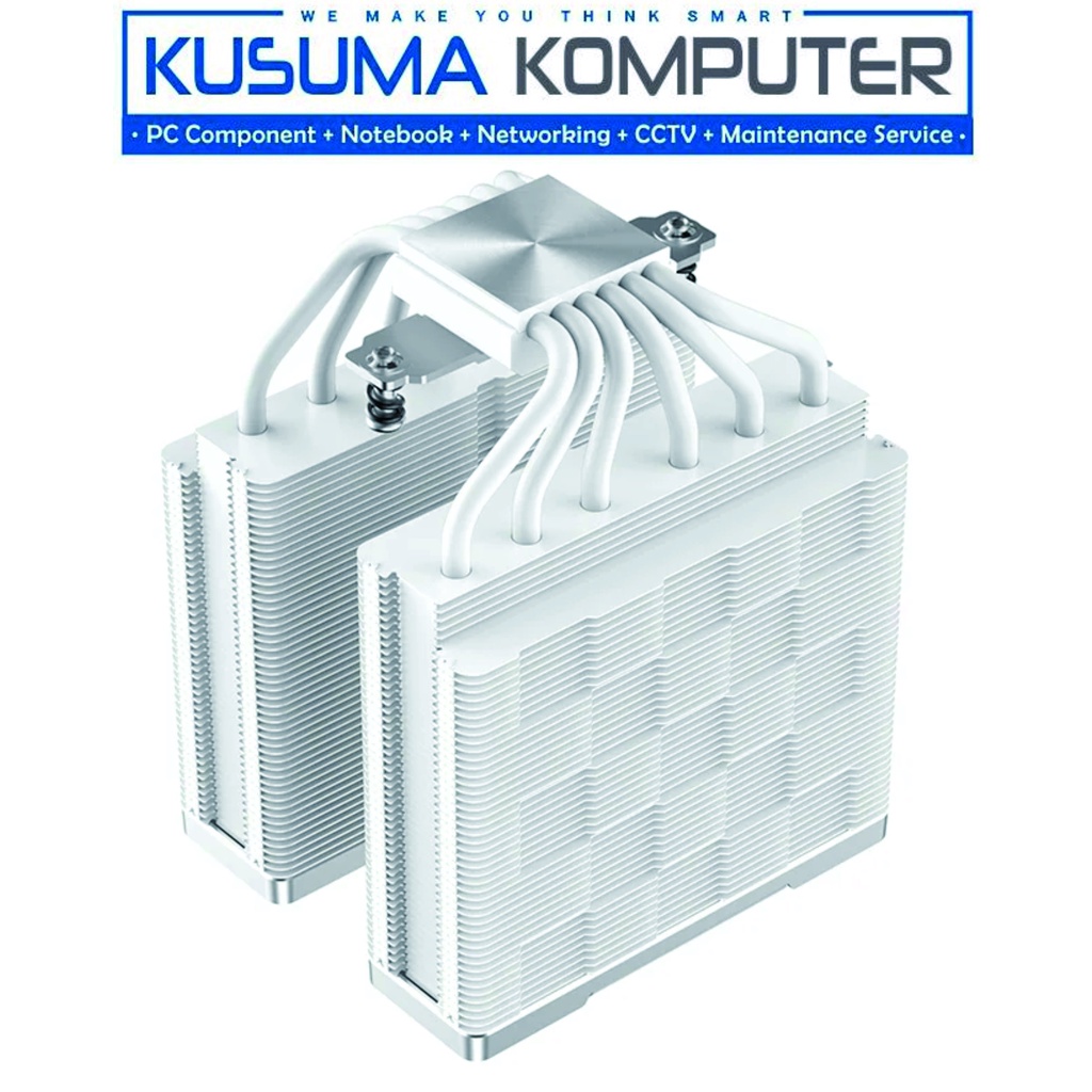 Deepcool AK620 White Dual Tower CPU COOLER Support LGA 1700