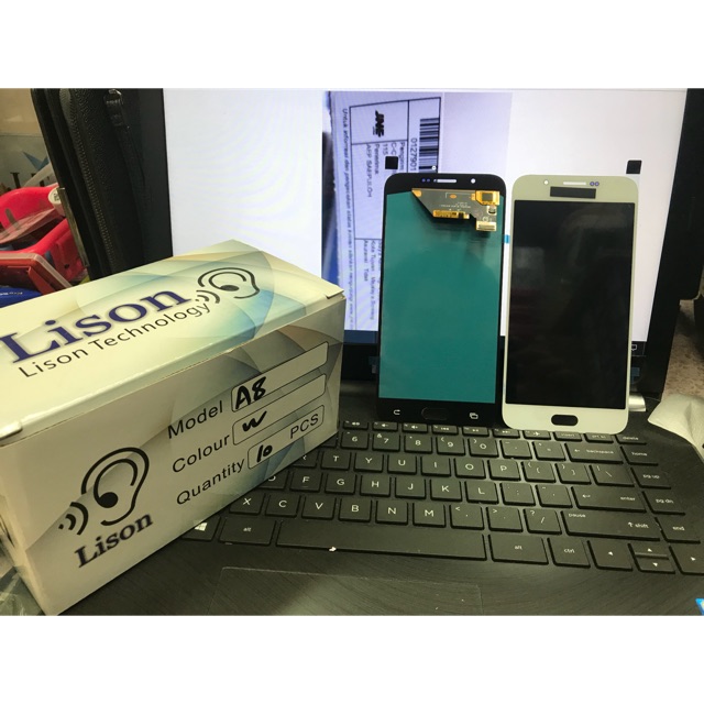 LCD SAMSUNG A800 GALAXY A8 2015 FULL SET PLUS TOUCHSCREEN ORI OEM KONTRAS CONTRAS