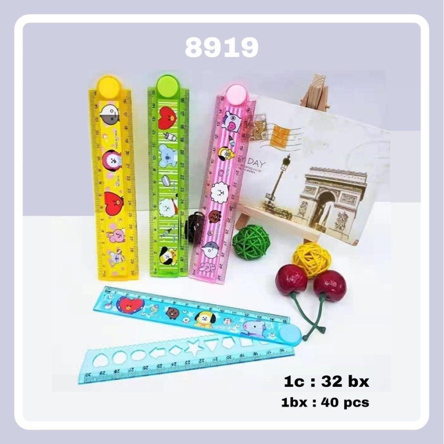 

SJS Penggaris 15-30cm Gambar/Penggaris Plastik/Penggaris Lipat/Ruler