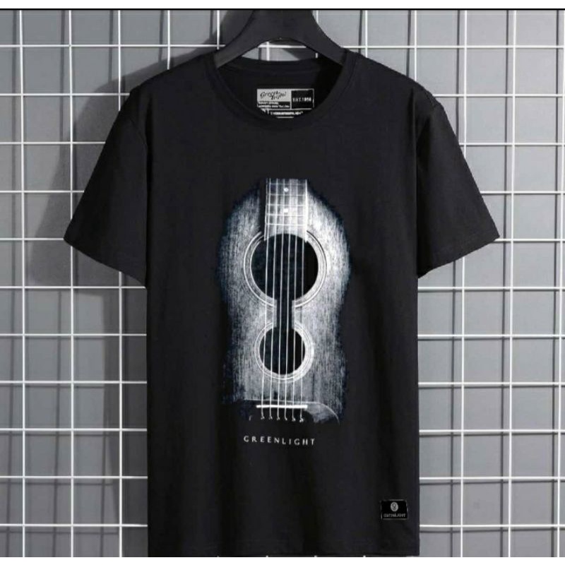 Kaos Greenlight Gitar / Kaos Ariel / Kaos Distro Bandung /