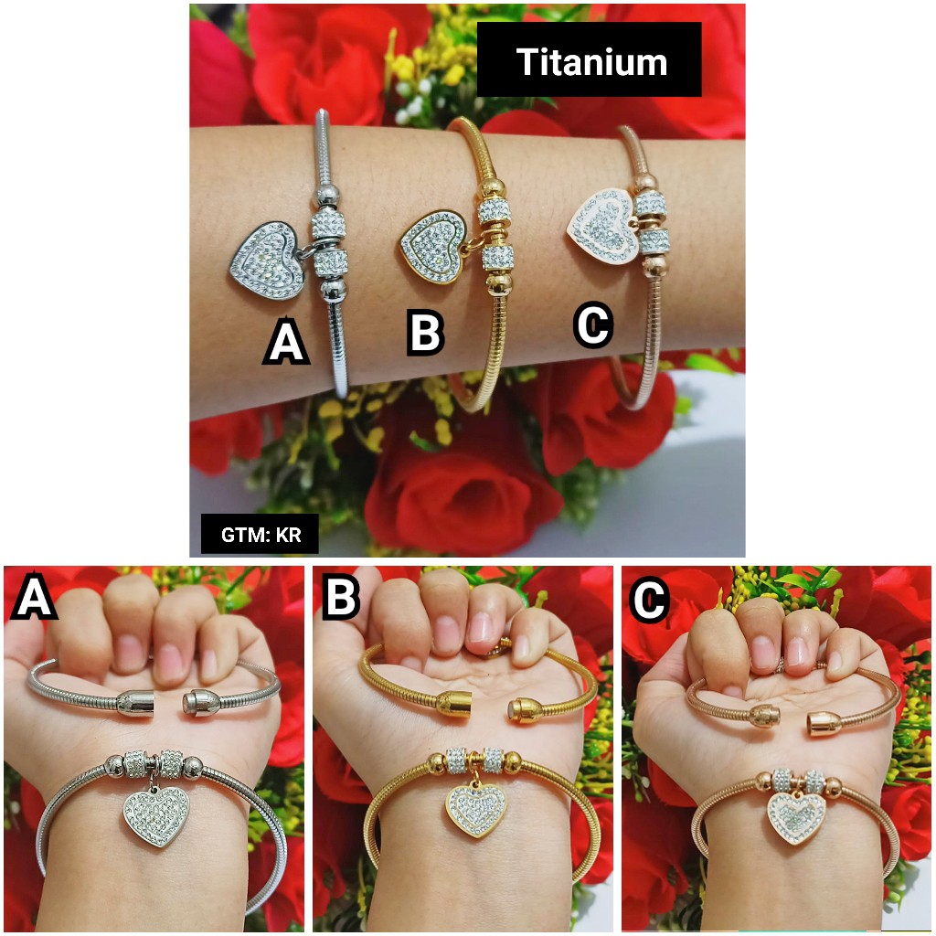 Gelang Dewasa Serut Titanium (COD)