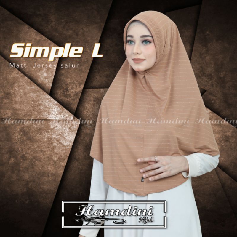 Jilbab Khimar Maryam Simple L Salur Kode 023 Ori Hamdini-4