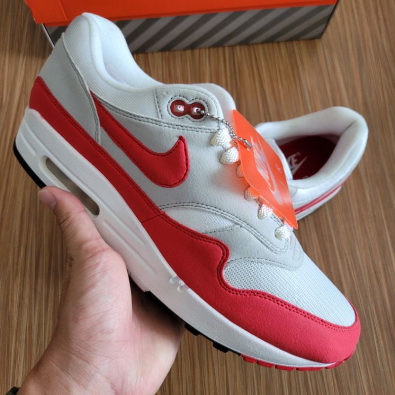 Air Max 1 OG Anniversary Red || obsidian green orange parra patta black white