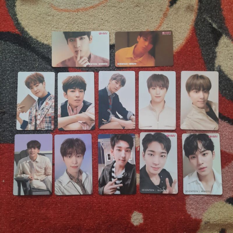 SEVENTEEN HMV KOREAN ALBUM PHOTOCARD -  AN ODE HENGGARAE
