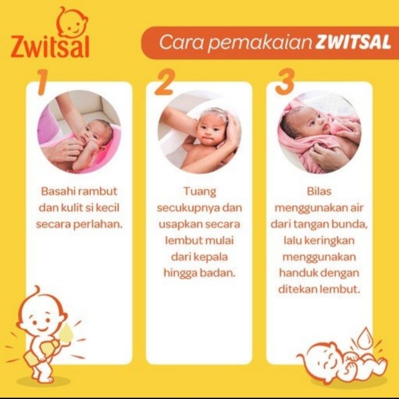 Zwitsal Baby Bath Hair And Body Natural Aloe Vera 450 ML - Sabun bayi