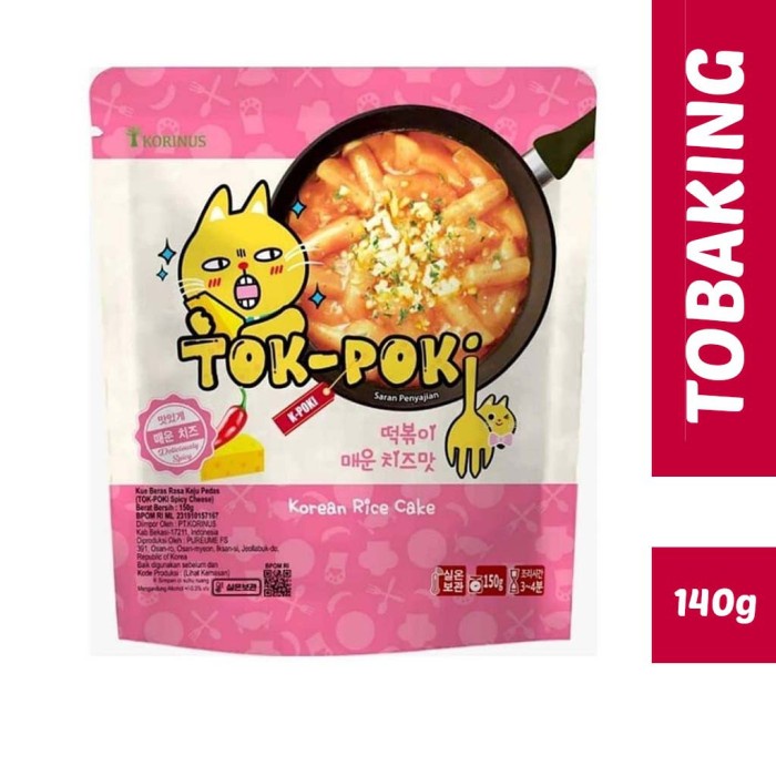 

⭐ COD ⭐ Tokpoki Spicy Cheese Tteokbokki Topoki Keju Pedas Korean Rice Cake