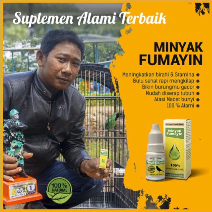 Nutribird Minyak Fumayin Vitamin Penggacor Burung