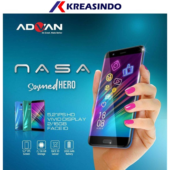 Hp Advan Nasa 2/16 Ram 2gb Rom 16gb Garansi Resmi | Shopee