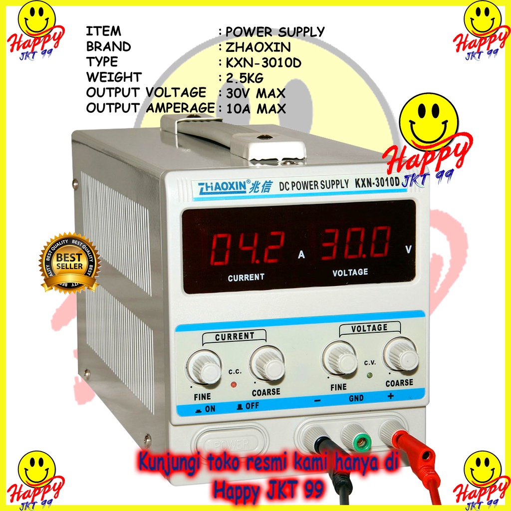 100% ORIGINAL POWER SUPPLY PSU DC ADJUSTABLE ZHAOXIN KXN3010D KXN3010 KXN 3010 D KXN-3010D 30V 10A