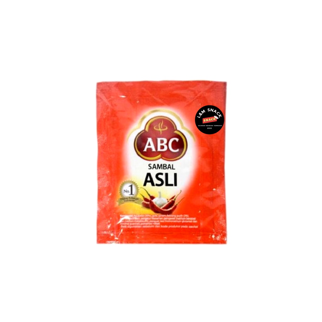 Saos Sambal ABC Sachet Ukuran 8gr/18gr