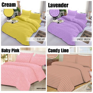 Bed Cover selimut tanpa sprei  Jacquard Emboss  Kingsize 