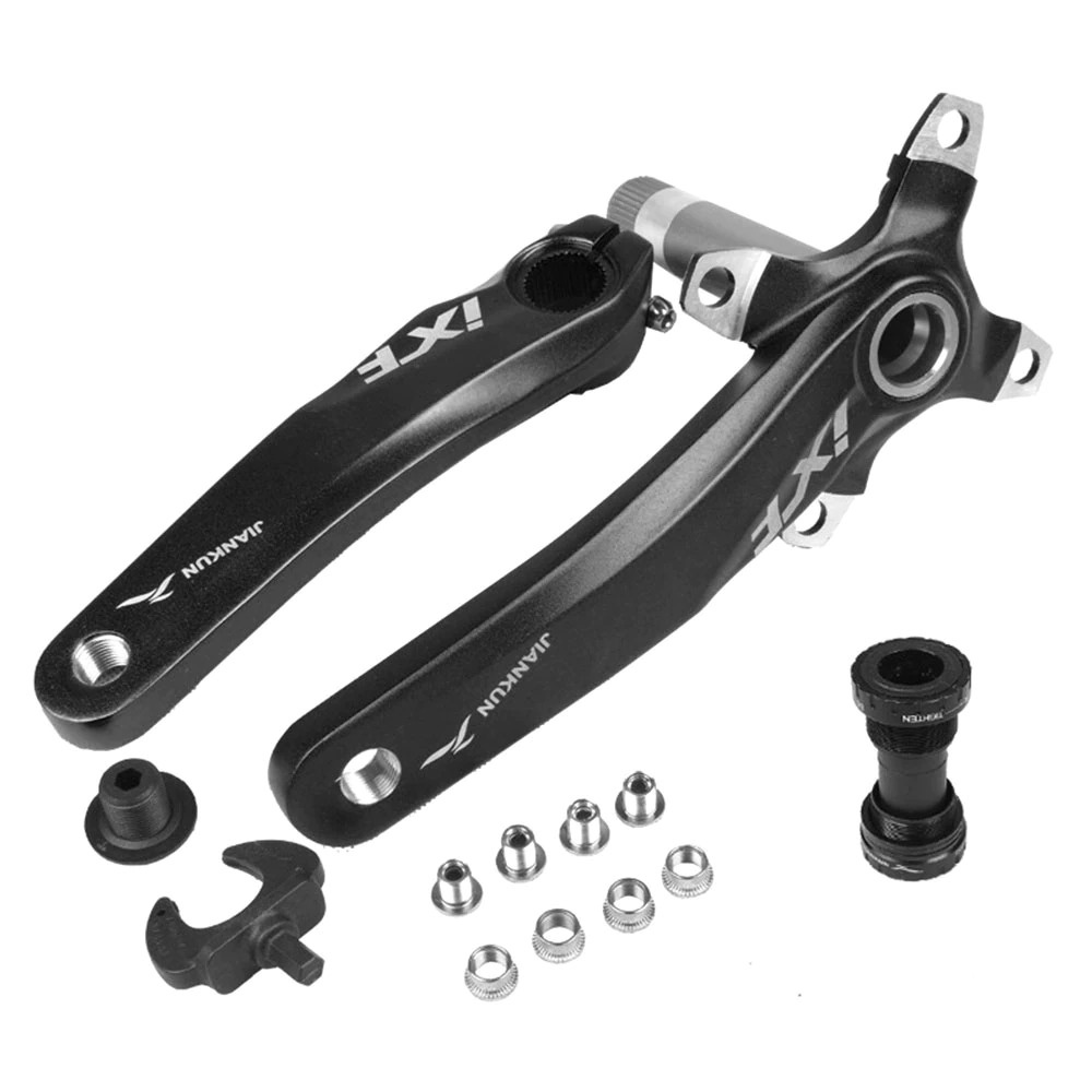 Bisa COD Crank Set Sepeda Bahan Aluminum Alloy Ultralight Arm IXF - JIANKUN JI170