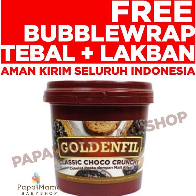 

KHUSUS GOJEK - GOLDENFIL CHOCO CRUNCHY GOLDENFIL 1KG CRUNCHY TERLARIS TERPERCAYA ORIGINAL