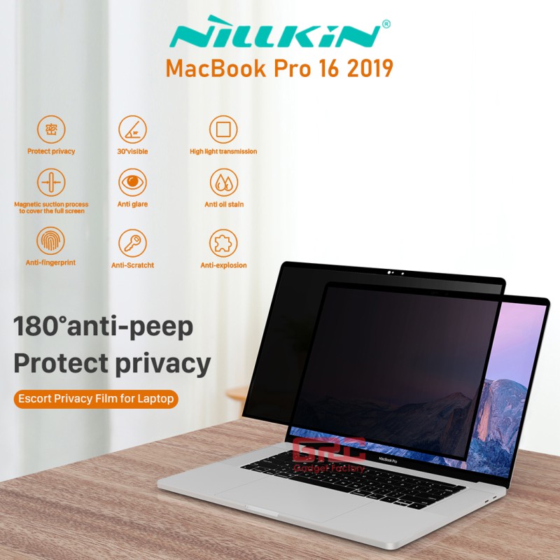 Anti Gores Spy Apple MacBook Pro 16 inch 2019 Nillkin Escort Privacy