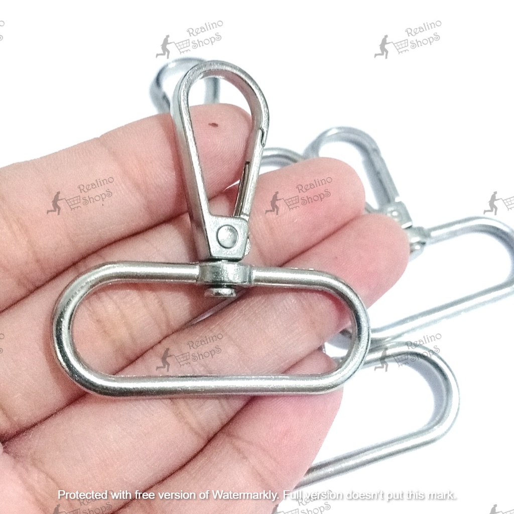 KAITAN/PENGAIT/CANTELAN TAS - 4CM NEKEL (KUALITAS B)