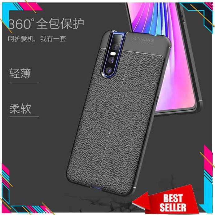 Casing Hp Vivo V15 Pro Soft Case Autofocus Leather Kulit