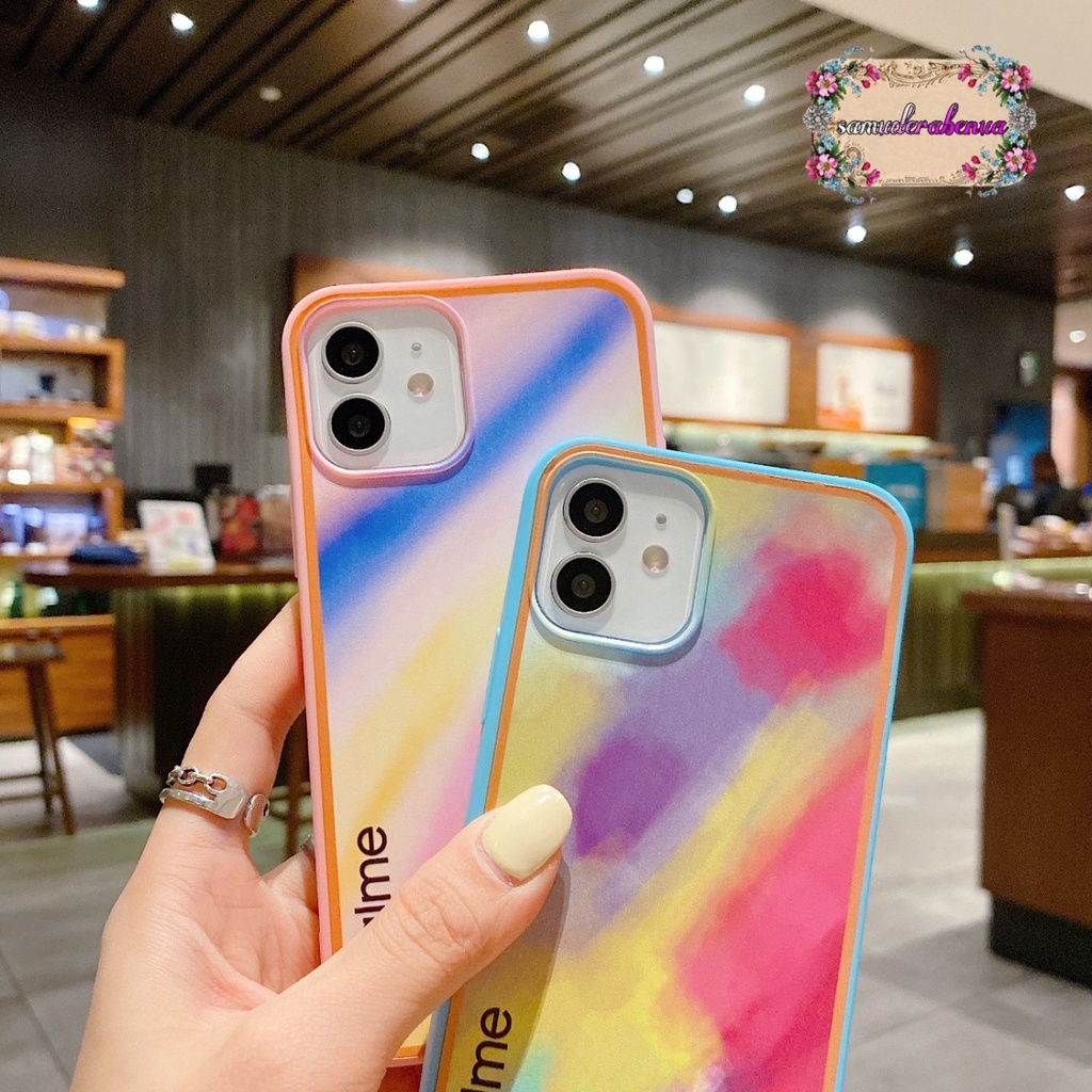 SS044 SOFTCASE RAINBOW REALME C2 A1K 5 5I C3 5S 6 C11 C12 C25 NARZO 30A C15 C17 7I SB2798