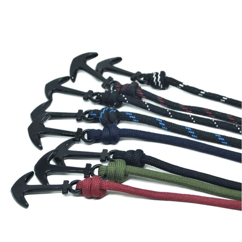 Gelang Tali Pria Wanita Paracord Jangkar Army