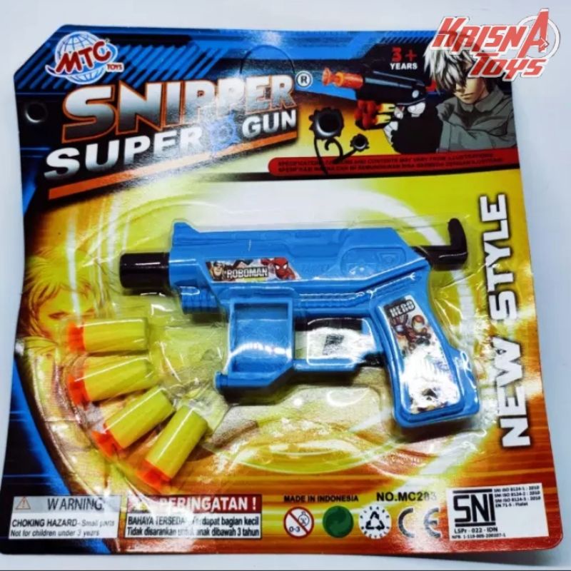 Mainan Anak Sniper Super Gun_Pistol Mainan_Tembakan Mainan