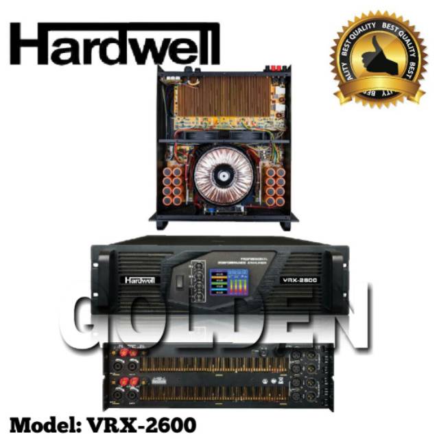 Power Hardwell VRX2600 amplifier 4 Channel Hardwell VRX 2600 Original