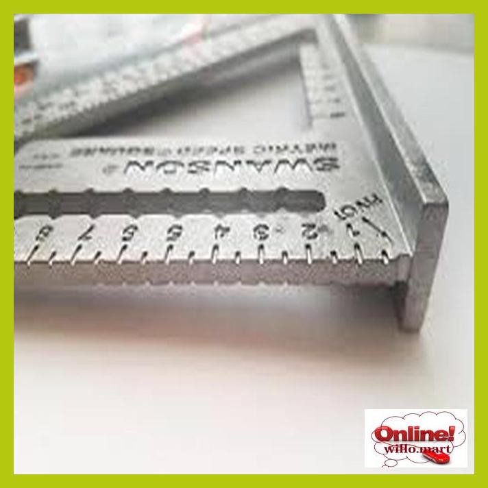 

W4Wr44- Speed Square Penggaris Segitiga 7 Inch Alumunium Woodworking Y8Tjtu7-