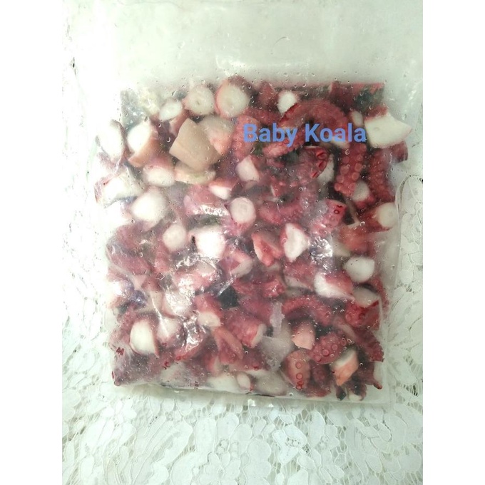 

Gurita Potong 1 Kg | Tako Leg Cut | Kaki Octopus Beku untuk Takoyaki