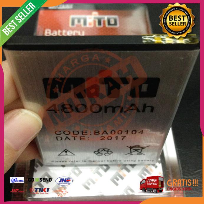 Acc Hp Baterai Mito Ba 00104 Mito A360 Fantasy One 4800Mah Double Power Mito