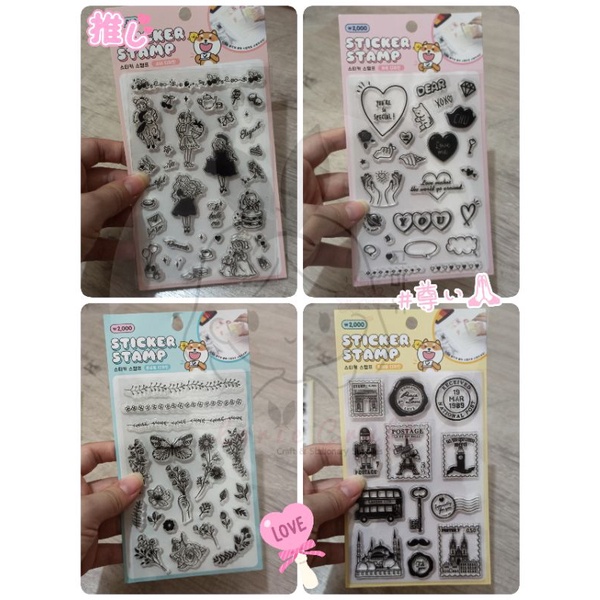 

LC Clear / Rubber Stamps Planner Decorating Journaling Scrapbooking Diary Mail Art Snailmailing DIY