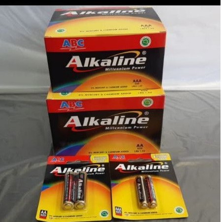 Baterai ABC Alkaline AA 1 box isi 24 pak