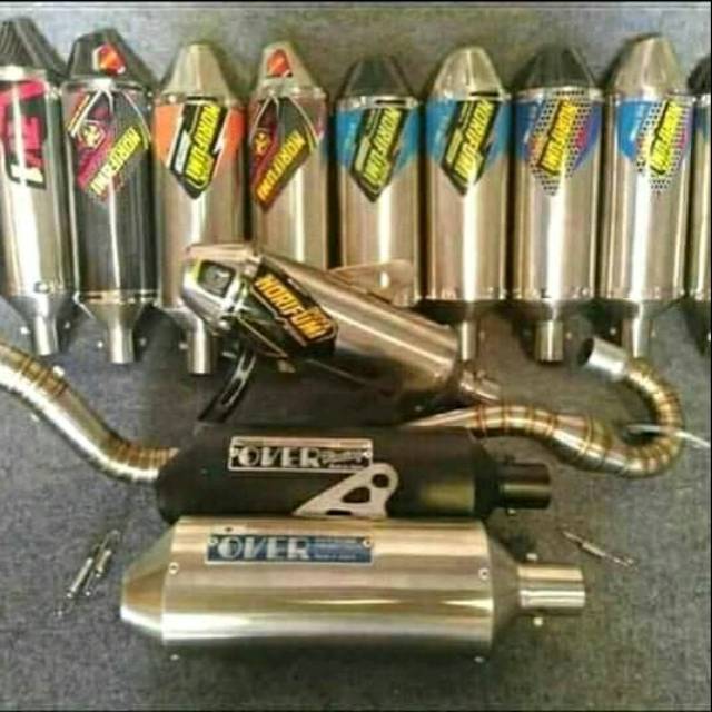 Knalpot KLX CRF MURAH BAHAN STAINLESS SUARA GARANG